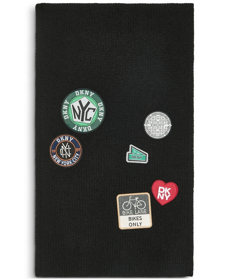 Dkny Women's Nyc Patches Scarf