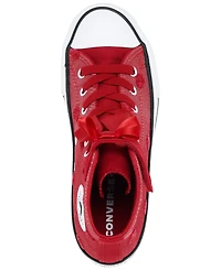Converse Little Girls Chuck Taylor All Star Bows High Top Fastening Strap Casual Sneakers from Finish Line