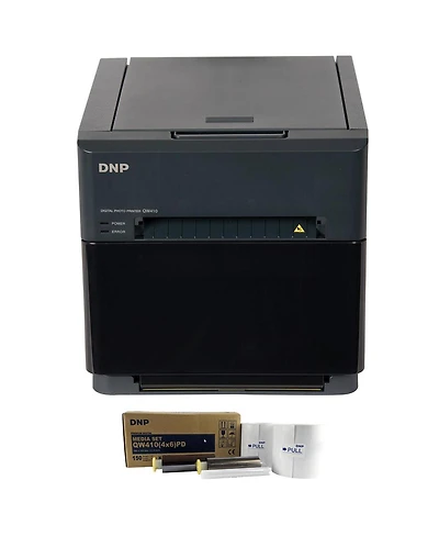 Dnp Dnp QW410 4.5-inch Dye-Sublimation Professional Photo Printer Essential Bundle with 4x6-inch Dnp Digital Media, 2 Rolls (300 Total Prints)