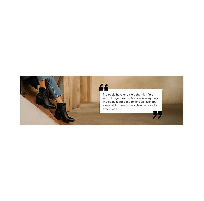 Big Mood Raffia & Faux Leather Cowboy Boots Women