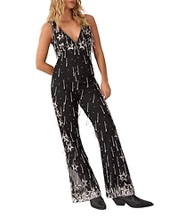 Nasty Gal Women's Droplet Plunge Jumpsuit