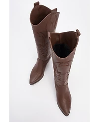 Prologue Shoes Liana Block Heel Western Boot (Women)