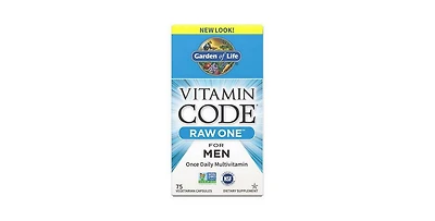 Garden of Life Vitamin Code ,Raw One for Men 75 Caps