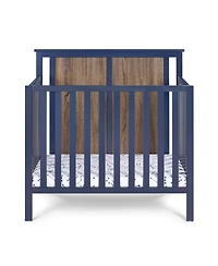 Forest'nSky Mini Crib with Mattress Pad in Gray and Rockport Gray