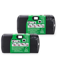 Fujifilm QuickSnap Flash 400 35mm Single-Use Disposable Camera with Flash, 27 Exposures, 2-Pack