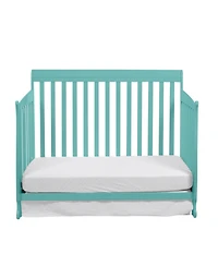 Forest'nSky Vibrant Turquoise 4-in-1 Convertible Crib with Coastal-Inspired Design and Bed Conversion