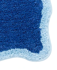 Vcny Home Scalloped Tufted Bath Rug, 18" x 27"