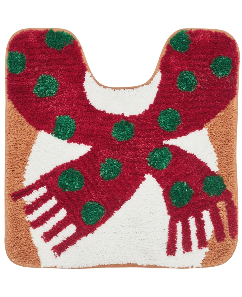 Vcny Home Reindeer Holiday Bath Rug Set, 2 Count