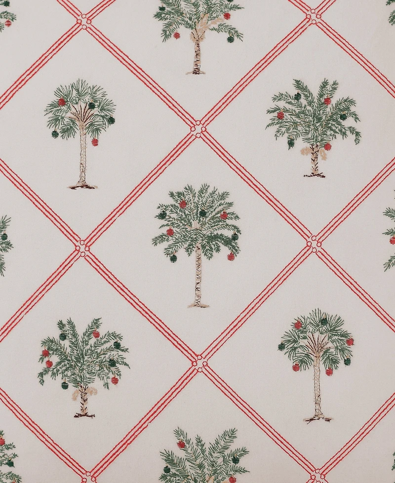 Tommy Bahama Palm Tree Trellis Decorative Pillow, 20" X 20"