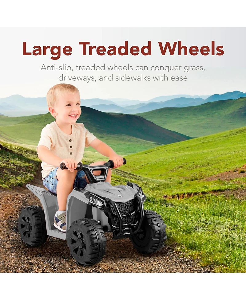 Best Choice Products 6V Kids Ride-On 4-Wheeler Quad Atv Car w/ 1.8mph Max Speed, Treaded Tires