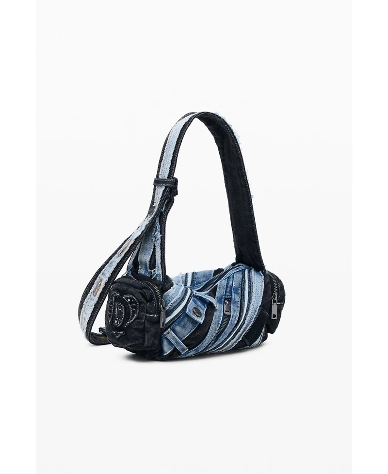 Desigual Women's Medium denim bag with patch