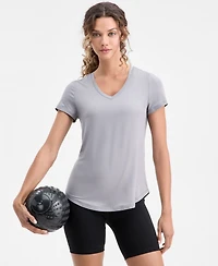 Id Ideology Women's V-Neck Performance T-Shirt, Created for Macy's