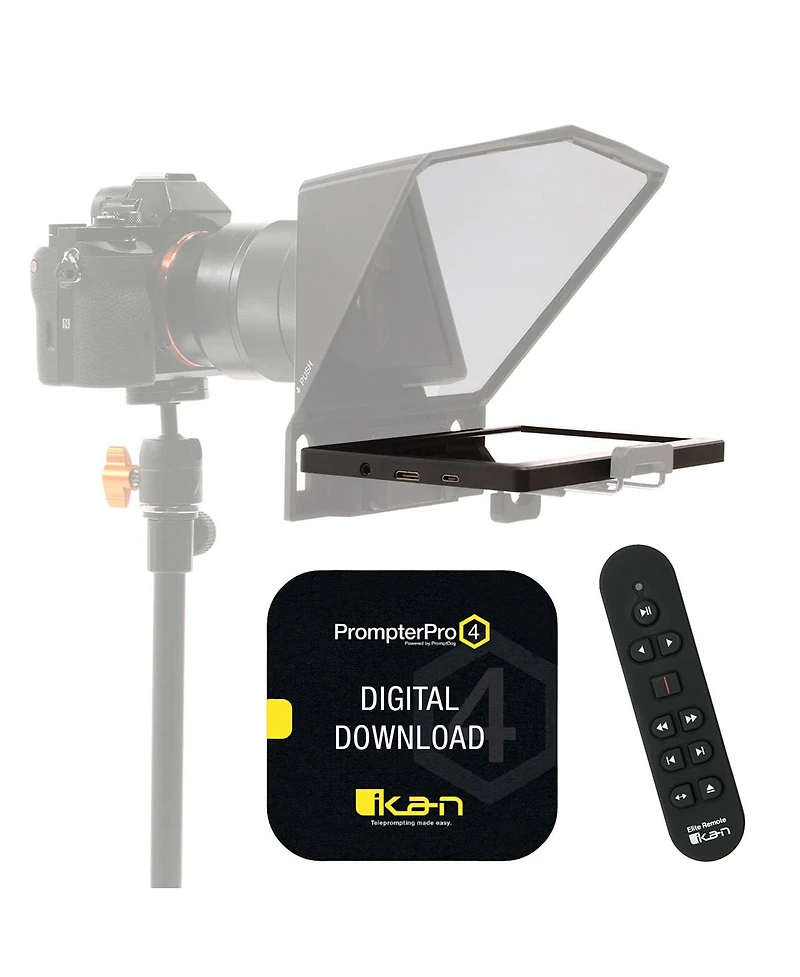Ikan Hs-PT700-ugk Homestream Teleprompter Upgrade Kit with 7" Monitor and Elite Remote