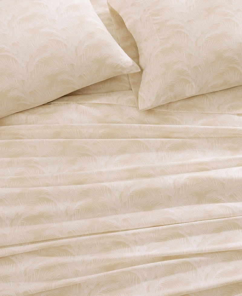 Tommy Bahama All Over Palms 300-Thread count Cotton 4-Pc. Sheet Set