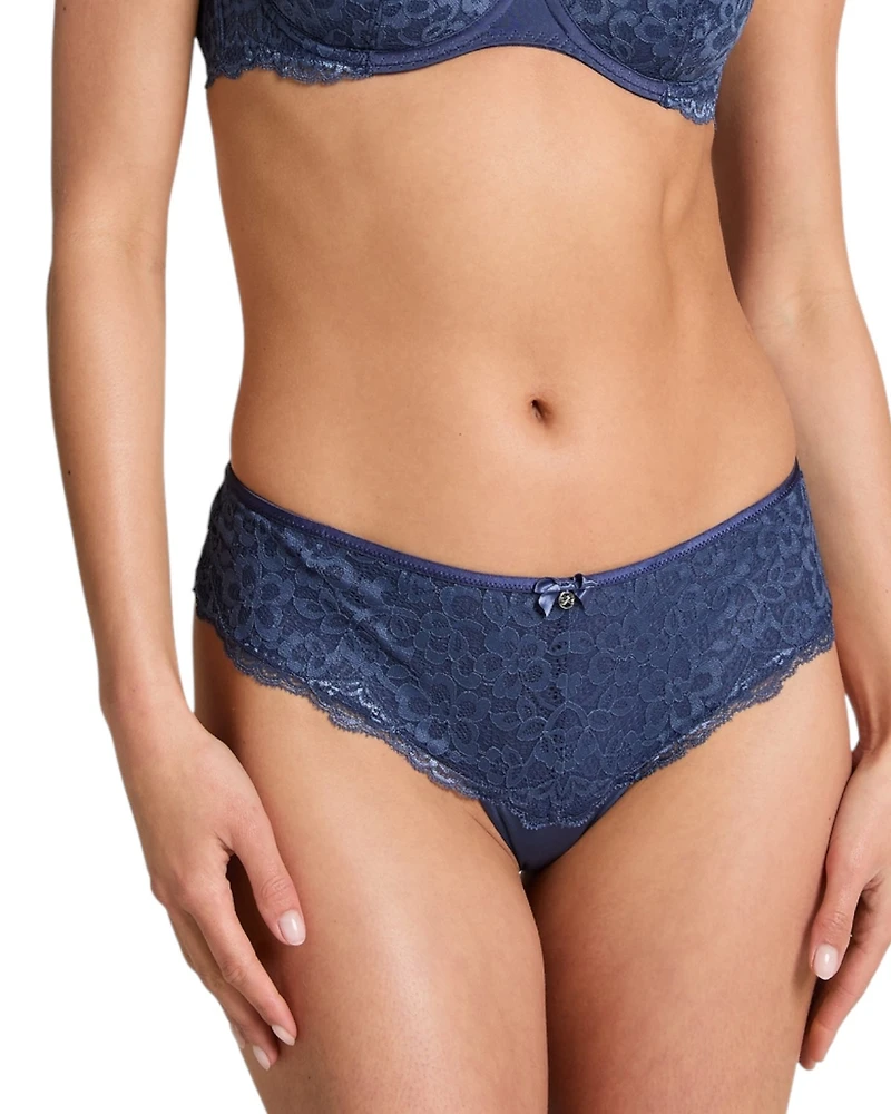 Hunkemoller Women's Marine Brazilian Knickers