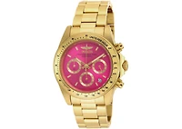 Invicta Women's 18255 Speedway Quartz Chronograph Hot Pink Dial Watch