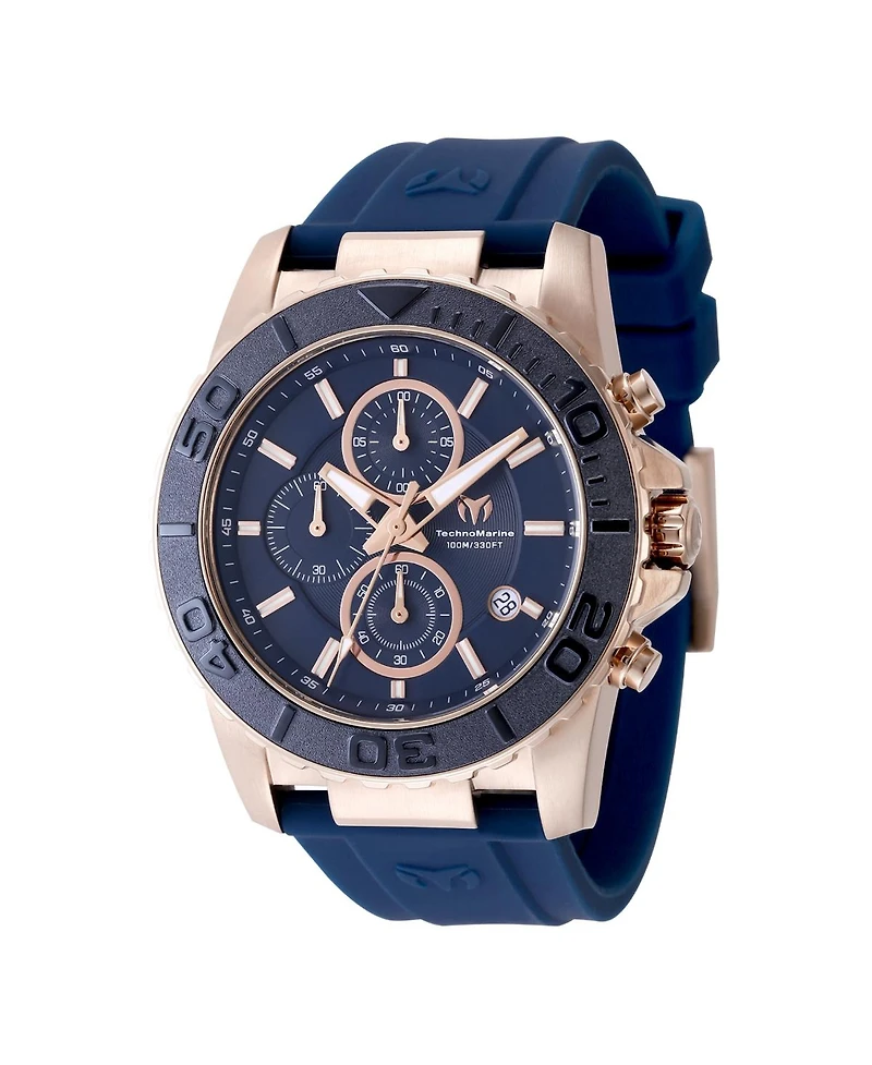 Technomarine Men's Tm-725008 Sea Quartz Blue Dial Watch