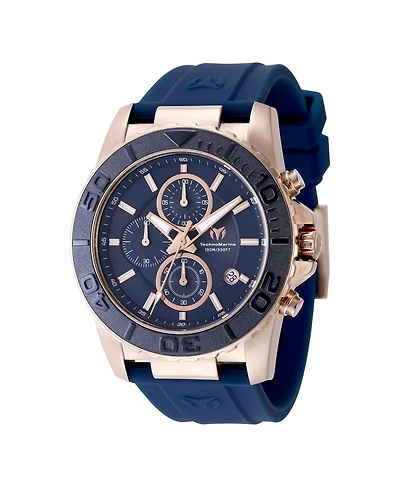 Technomarine Men's Tm-725008 Sea Quartz Blue Dial Watch