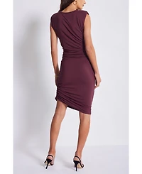 Bishop + Young Women's Alex Side Ruched Midi Dress