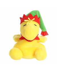 Aurora Mini Elf Woodstock Palm Pals Peanuts Festive Plush Toy Yellow 5"