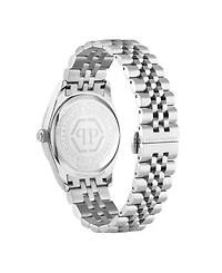 Philipp Plein Men's Silver Stainless Steel Watch, 43mm