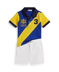 Polo Ralph Lauren Baby Boys 2-Piece Short-Sleeve Shirt and Shorts Set