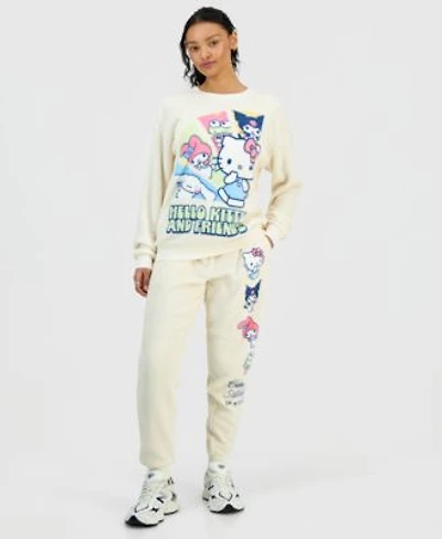 Love Tribe Juniors Hello Kitty Friends Sweatshirt Joggers