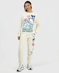 Love Tribe Juniors Hello Kitty Friends Sweatshirt Joggers