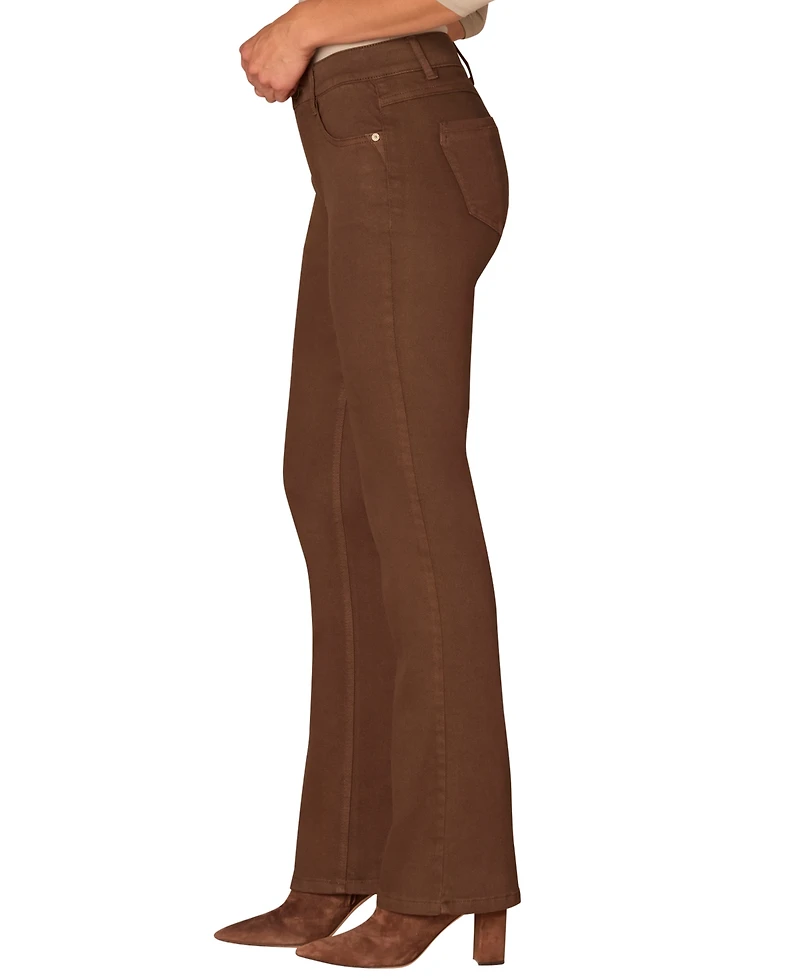Democracy Petite Ab Solution Mid Rise Bootcut Pants