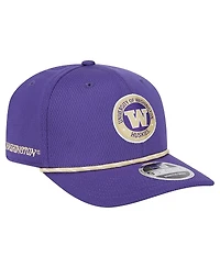 New Era Men's Purple Washington Huskies Coolera 9SEVENTY Rope Stretch-Snap Hat