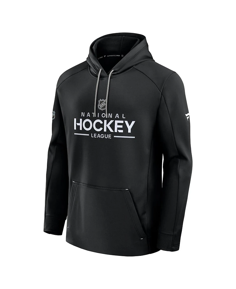 Fanatics Men's Black Nhl Authentic Pro Rink Hoodie