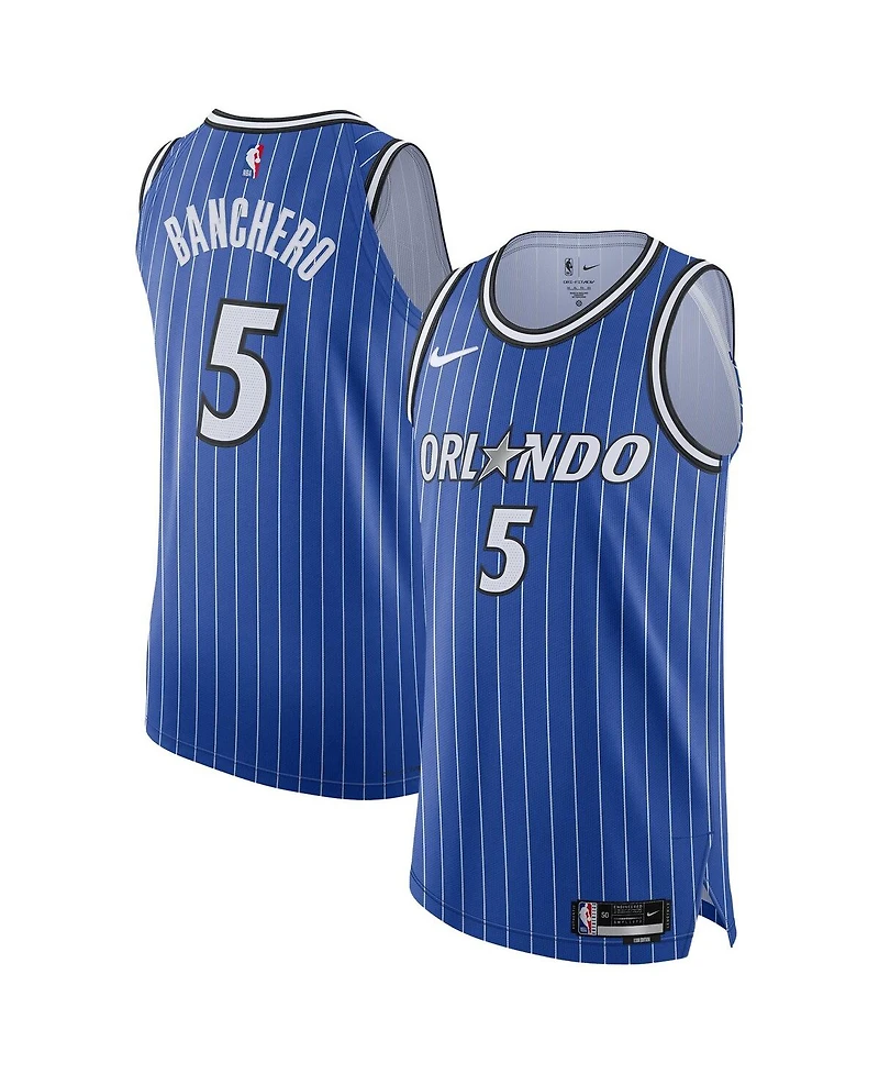 Nike Men's Paolo Banchero Blue Orlando Magic Authentic Player Jersey - Icon Edition