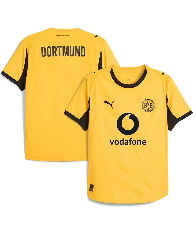 Puma Men's Yellow Borussia Dortmund 2025/26 Cup Authentic Jersey