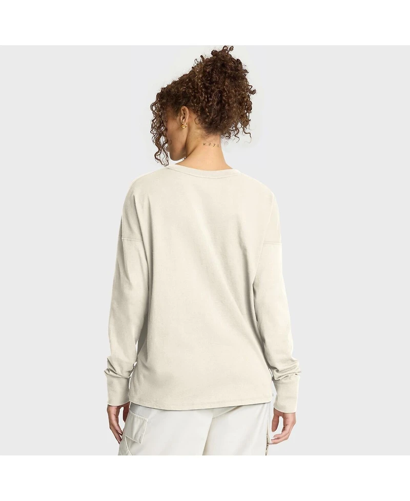 Fanatics Women's Cream Detroit Lions Dove Legacy Long Sleeve T-Shirt