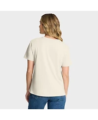 Fanatics Women's Cream Philadelphia Eagles Dove Legacy T-Shirt