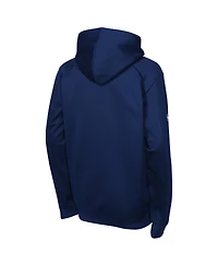 Fanatics Big Boys and Girls Navy New York Rangers Authentic Pro Rink Raglan Hoodie