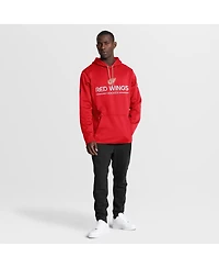Fanatics Men's Red Detroit Wings Authentic Pro Centennial Rink Hoodie