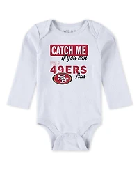 Wear by Erin Andrews Baby Boys and Girls Newborn 3-Piece San Francisco 49ers Turn Me Around Bodysuits Pant Set
