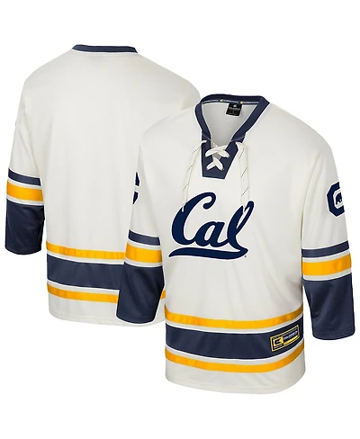 Colosseum Men's Cream Cal Bears Puck Proud Fashion Hockey Jersey