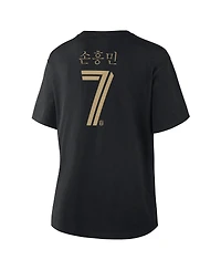 Fanatics Women's Son Heung-Min Black Lafc Hangul Name Number T-Shirt