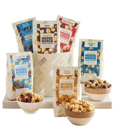 Harry & David Deluxe Moose Munch Gourmet Popcorn Drum Gift Tin, 60oz