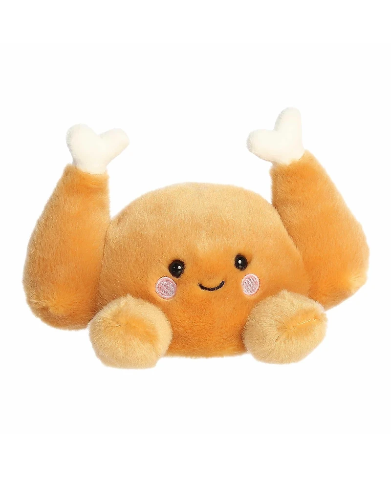 Aurora Mini Wishbone Turkey Palm Pals Savory Plush Toy Brown 4.5"