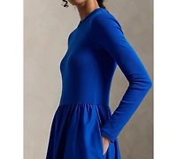 Polo Ralph Lauren Women's Cotton Long-Sleeve Dress