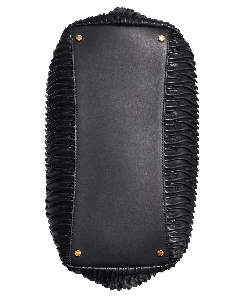 Donna Karan New York Glenwood Pleated Large Shoulder Handbag