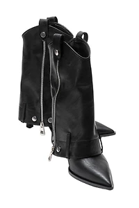 Prologue Shoes Lola Zip Pointed Toe Heel Boot (Women)
