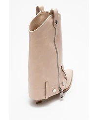 Prologue Shoes Lola Zip Pointed Toe Heel Boot (Women)