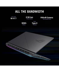 Asus Rog Strix G16 G615 16" Wuxga 165Hz Gaming Laptop, Intel Core i5-13450HX 2.4GHz, 16GB Ram, 1TB Ssd, Nvidia GeForce Rtx 5050 8GB, Windows 11 H