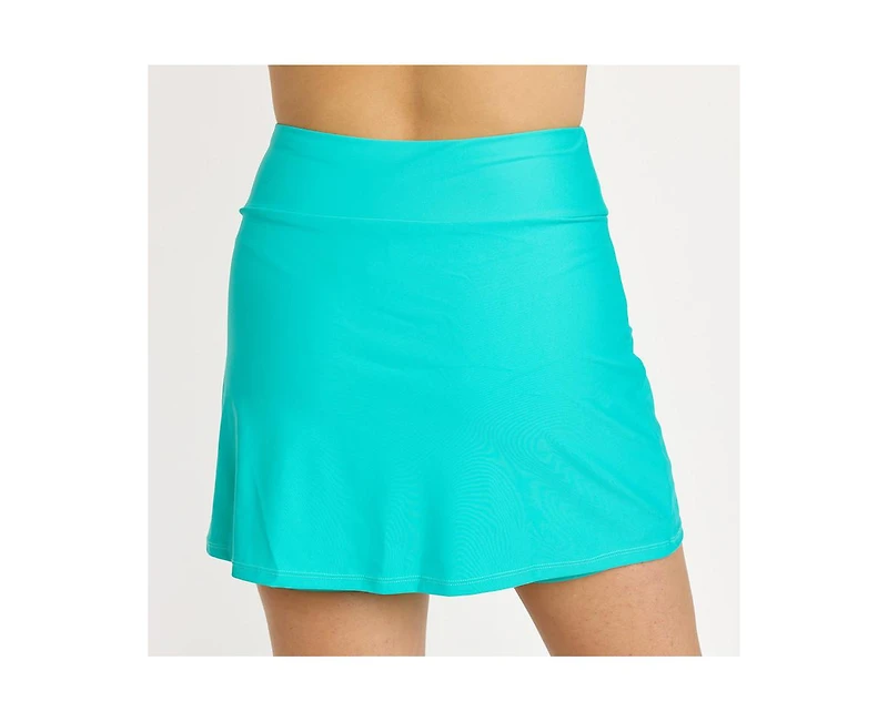 Calypsa Women's Plus Size A-line Swim Skort