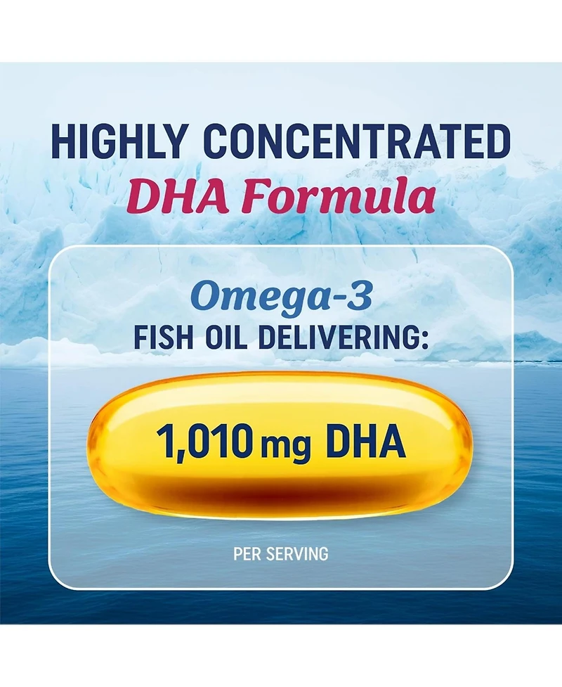 Mav Nutrition High Dha Fish Oil Softgels, 60ct