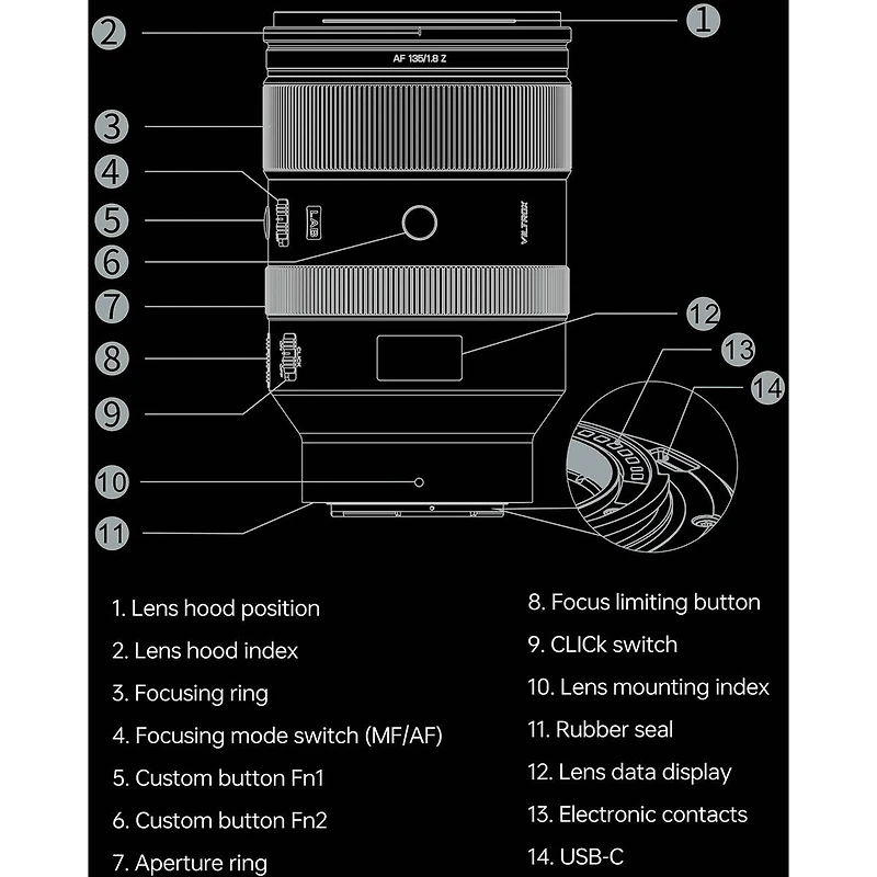 Viltrox Lab Series Af 135mm f/1.8 Lens for Nikon Z